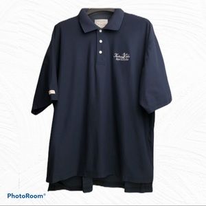 Izod Club Mens Dark Blue Golf Polo Shirt XXL